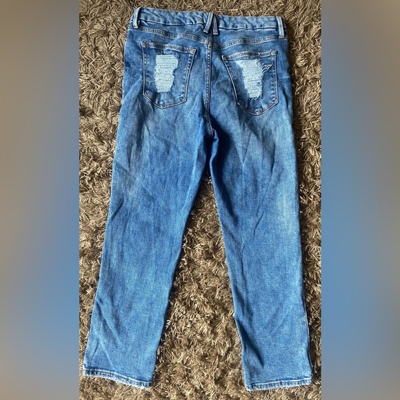 Good American Good Legs Straight Denim Jeans Indigo Size 12/31 GLSNF740OP - Picture 3 of 9